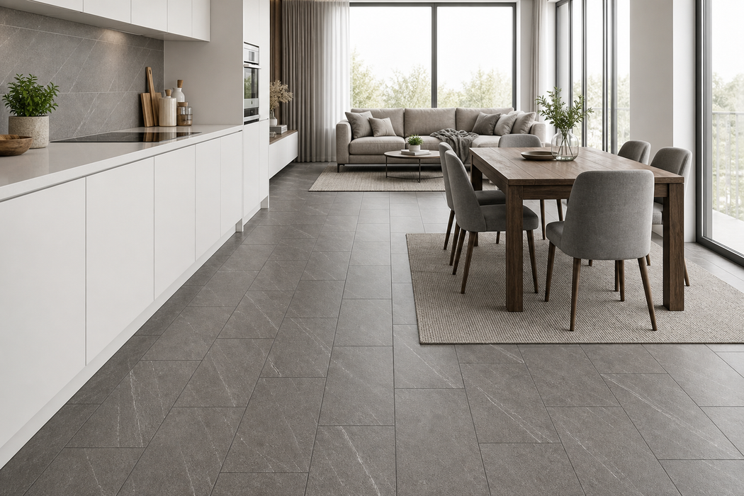Marvel Stone Cardoso Elegant 300x600mm Matte Finish Floor Tile — kitchen setting