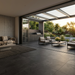 Boost Tarmac 300x600mm Matte Finish Floor Tile (1.26m2 box) - AI generated product/lifestyle image 3