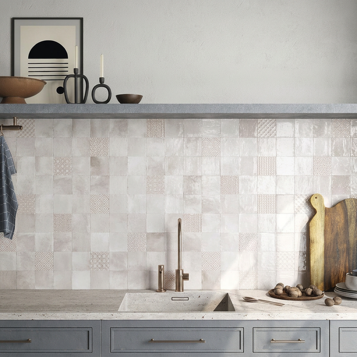 Clay Silk 100x100mm Gloss Finish Wall Tile (0.68m2 box) - image 3