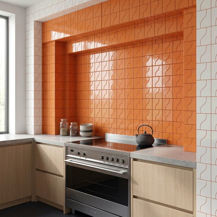 Curve Sunset Gloss 83x120mm Mosaic Wall Tile (.48m2 box) - image 3