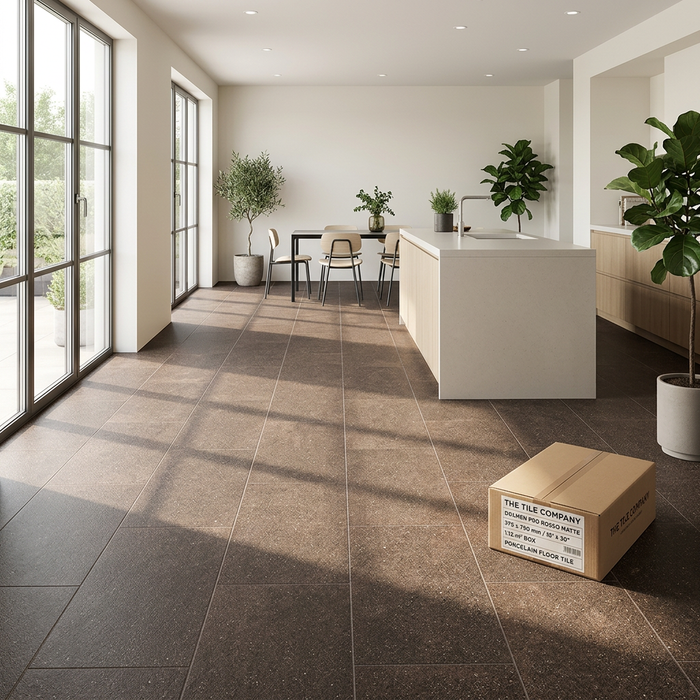 Dolmen Pro Rosso 375x750mm Matte Finish Floor Tile (1.12m2 box) - image 3
