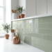 Dust Sage Subway 50x200 Gloss Wall Tile (0.50m2 box) - image 3