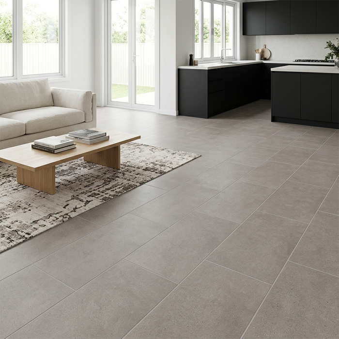 Dwell Gray 450x900mm Matte Finish Floor Tile (1.215m2 box) - image 3