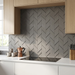 Dwell Smoke Chevron 308x351mm 3D Finish Wall Tile (0.43m2 box) - image 3