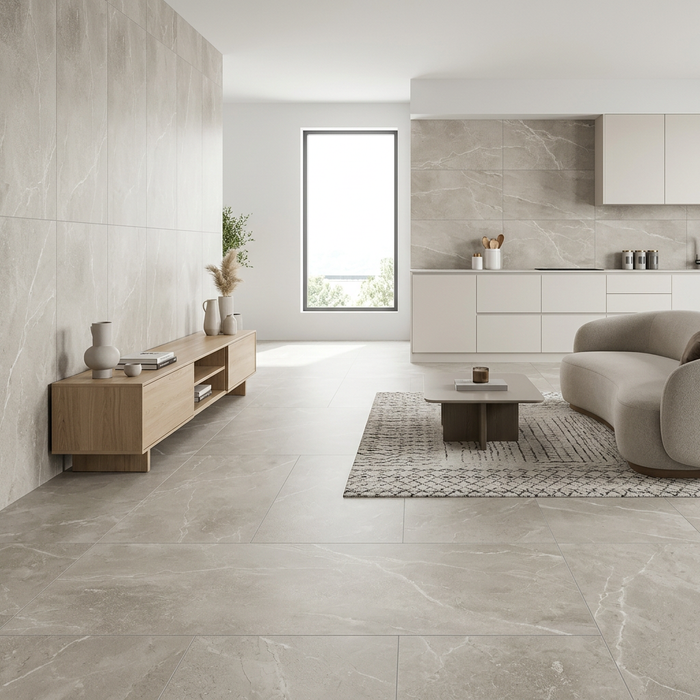 Iroc White 600x1200mm Matte Floor/Wall Tile (1.44m2 box) - image 3