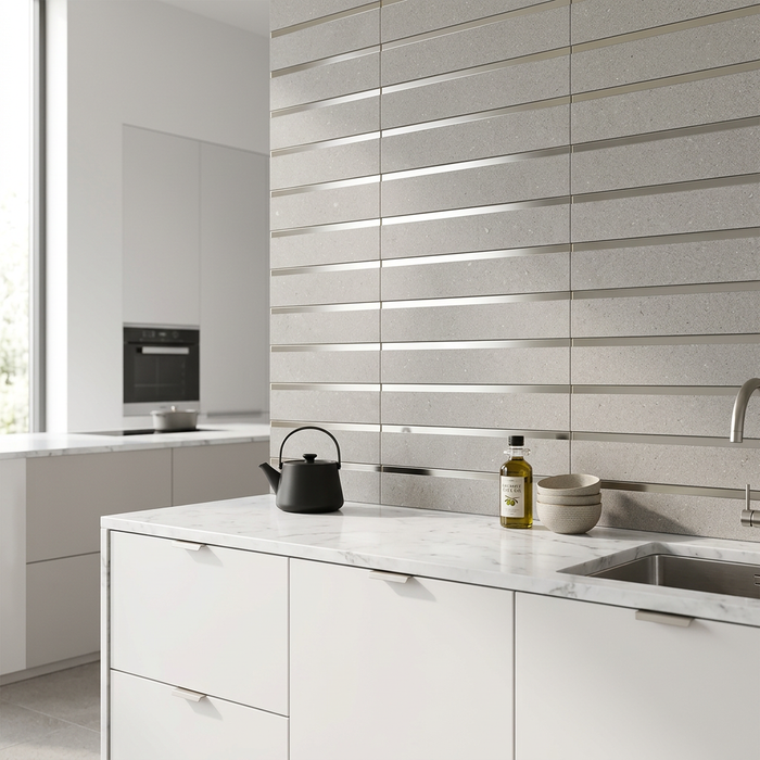 Kone Silver Linea 300x600mm 3D Finish Wall Tile (0.54m2 box) - image 3