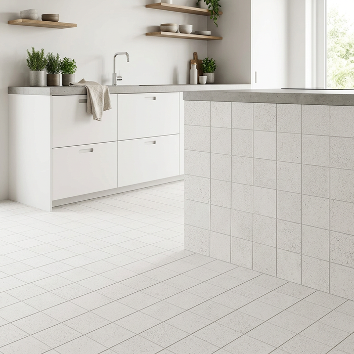Le Terre Bianco 100x100mm Matt Floor/Wall Tile (0.5m2 per box) - image 3