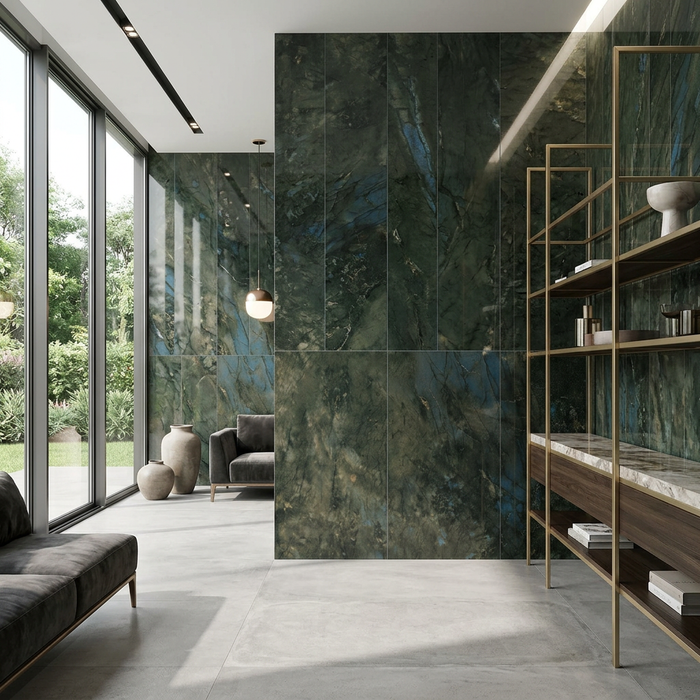 Marvel Dream Brazil Green 500x1200mm Gloss Finish Wall Tile (1.8m2 box) - image 3