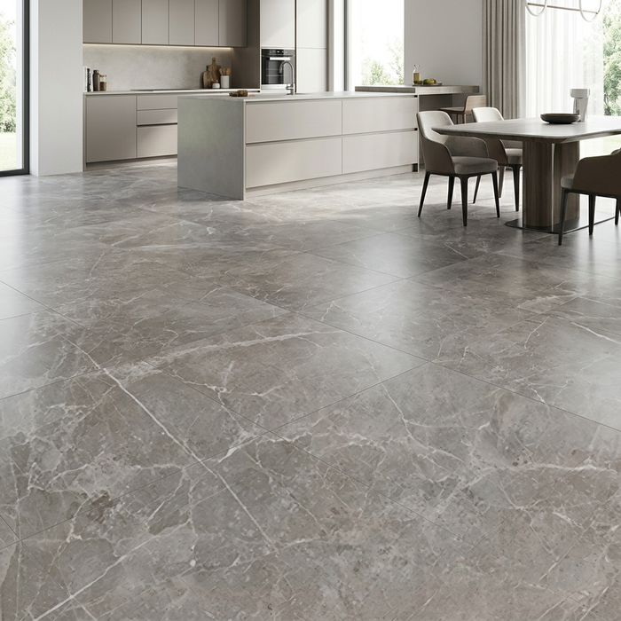 Marvel Pro Grey Fleury 600x600mm Matte Finish Floor Tile (1.08m2 box) - image 3