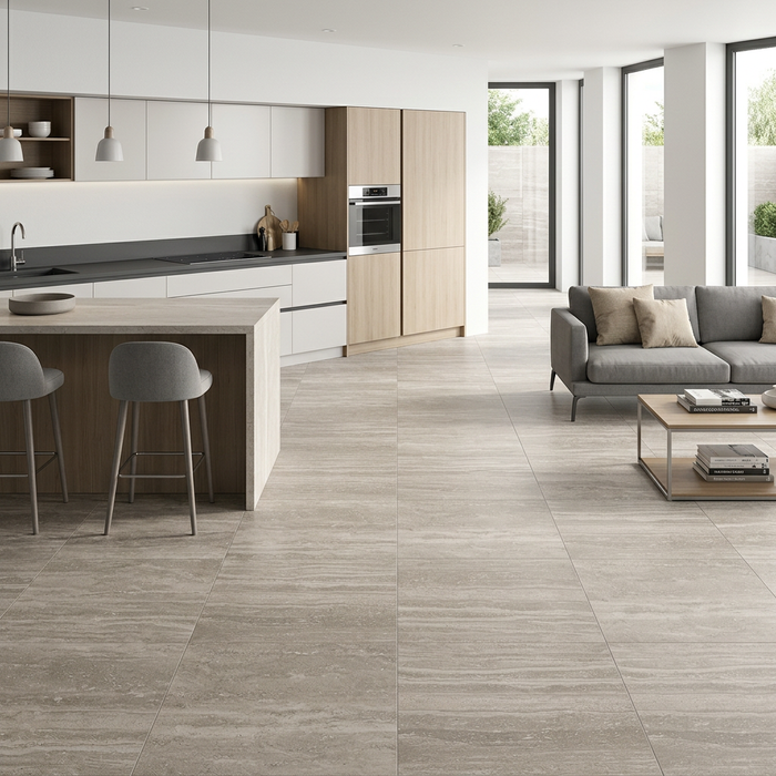 Marvel Pro Travertino Silver 600x600mm Matte Finish Floor Tile (1.08m2 box) - image 3