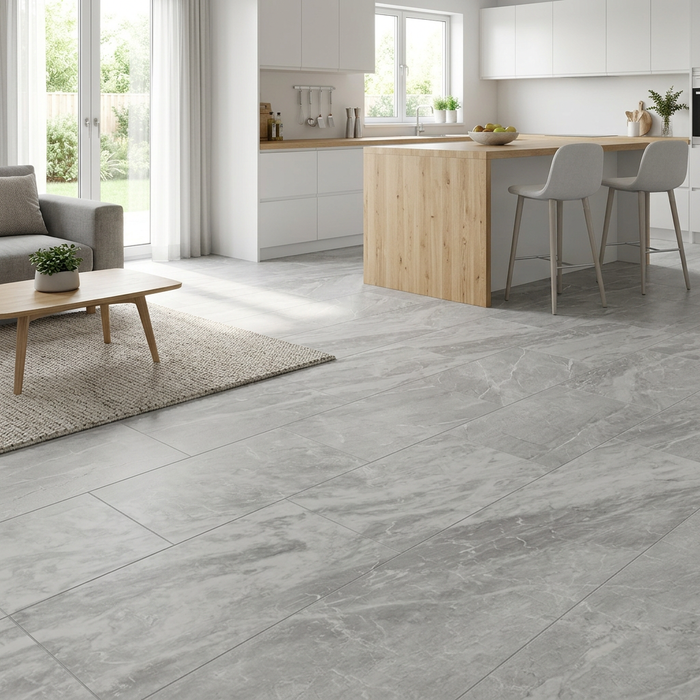 Marvel Stone Bardiglio Grey 450x900mm Matte Finish Floor Tile (1.215m2 box) - image 3