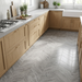 Marvel Stone Bardiglio Grey Chevron 225x229mm Polished Finish Floor Tile (0.31m2 box) - image 3