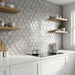 Marvel Stone Bardiglio Grey Mosaic Esagono 282x353mm 3D Finish Wall Tile (0.6m2 box) - image 3