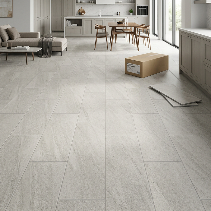 Marvel Stone Clauzetto White 450x900mm Matte Finish Floor Tile (1.215m2 box) - image 3