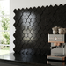 Marvel Stone Nero Marquina Mosaic Esagono 282x353mm 3D Finish Wall Tile (0.6m2 box) - image 3