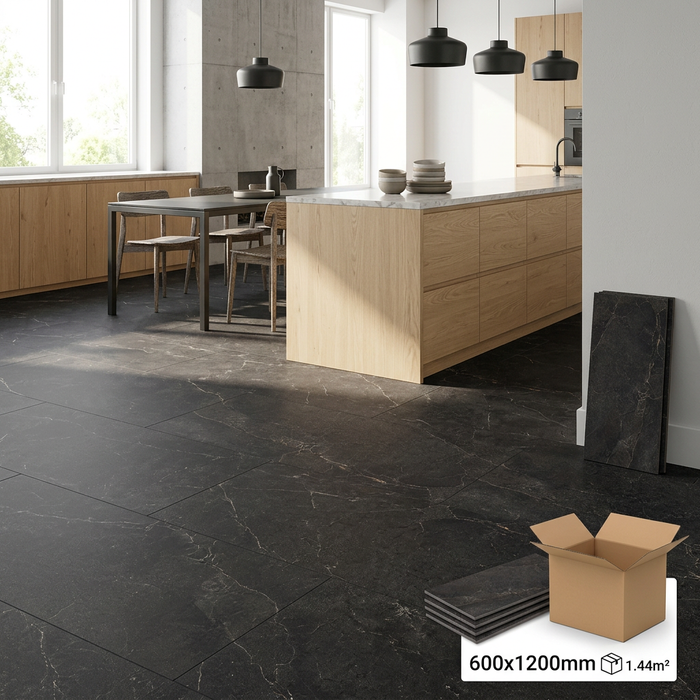 Noble Stone Dark 600x1200mm 3D Satin Wall Tile (1.44m2 per box) - image 3