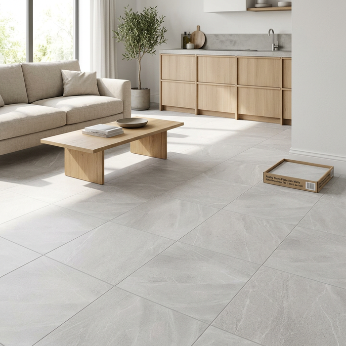 Poetry Stone Piase Ash Matte 600x600mm Floor Tile (1.08m2 per box) - image 3
