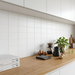 Sense White 100x300 Matt Pressed Edge White Wall Tile (1.2m2 box) - image 3