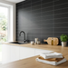 Soho Retro Black 50x300mm Matte Wall Tile (0.66m2 box) - image 3