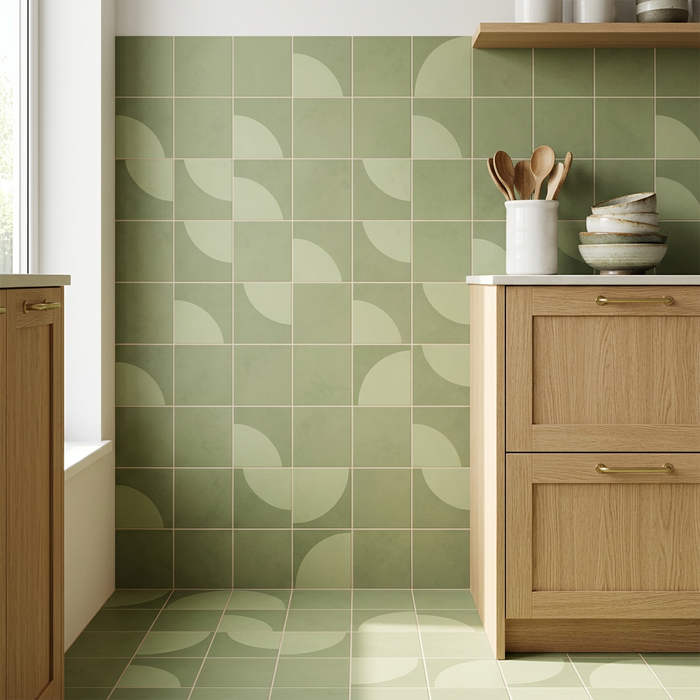 Story Matcha 150x150mm Matt Wall/Floor Tile (0.585m2 box) - image 3