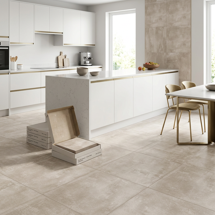 Volcano Beige 600x600mm Matte Floor/Wall Tile (1.08m2 per box) - image 3