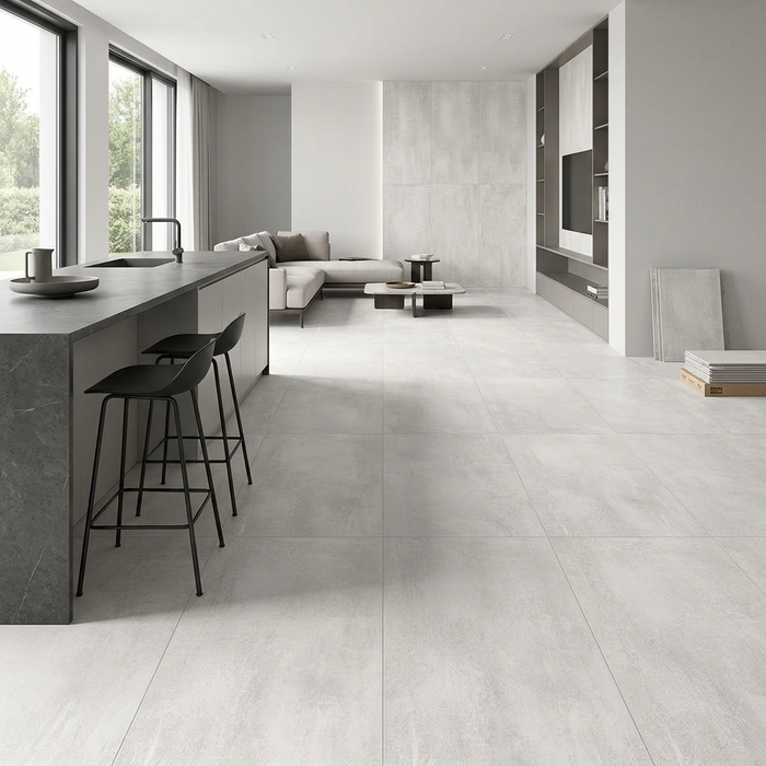 Volcano White 600x1200mm Matte Floor/Wall Tile (1.44m2 per box) - image 3