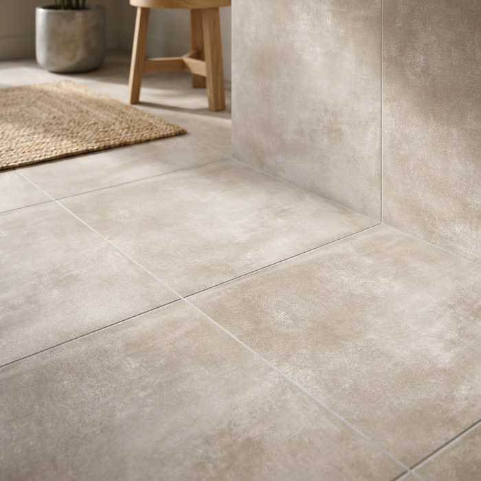 Volcano Beige 600x600mm Matte Floor/Wall Tile — surface detail
