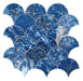 Marvel Fan Ultramarine 290x292mm Polished Finish Mosaic Tile — image 4