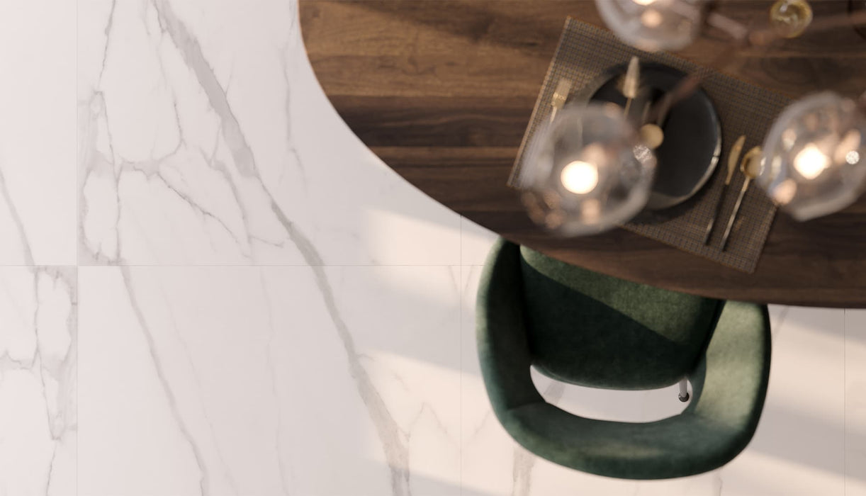 La Marca Statuario Nuovo 600x600mm Honed Floor/Wall Tile — image 4
