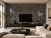 Marvel Dream Grigio Intenso 600x600mm Polished Finish Floor Tile — living area setting