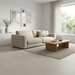 Arkshade Dove 600x600mm Matte Finish Floor Tile — living area setting