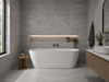 Marvel Stone Bardiglio Grey 300x600mm Matte Finish Floor Tile — living area setting