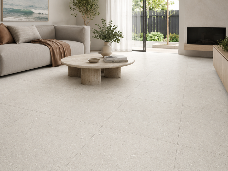 Victoria White 600x600mm Matte Floor/Wall Tile — image 4