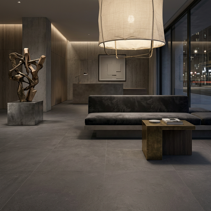 Boost Smoke 300x600mm Matte Finish Floor Tile (1.26m2 box) - AI generated product/lifestyle image 4