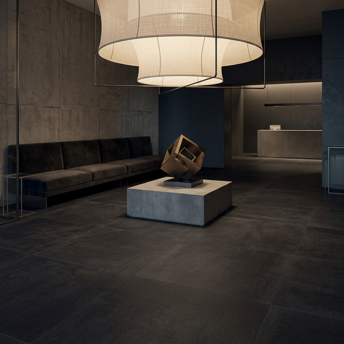 Boost Tarmac 300x600mm Matte Finish Floor Tile (1.26m2 box) - AI generated product/lifestyle image 4