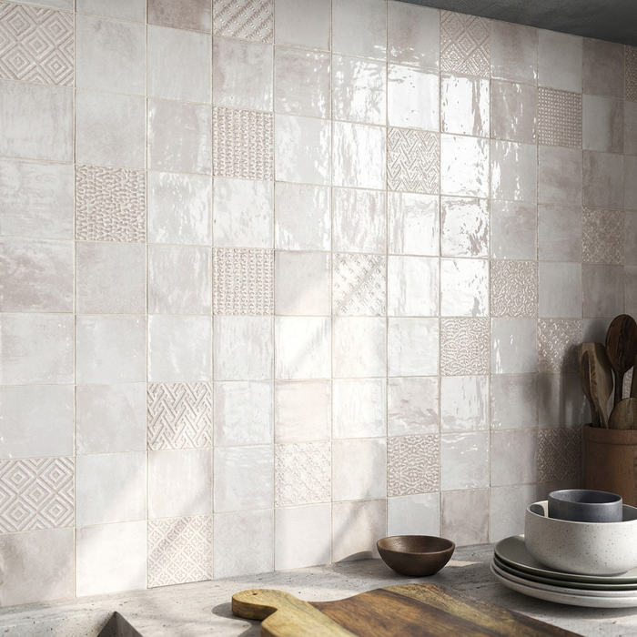 Clay Silk 100x100mm Gloss Finish Wall Tile (0.68m2 box) - image 4