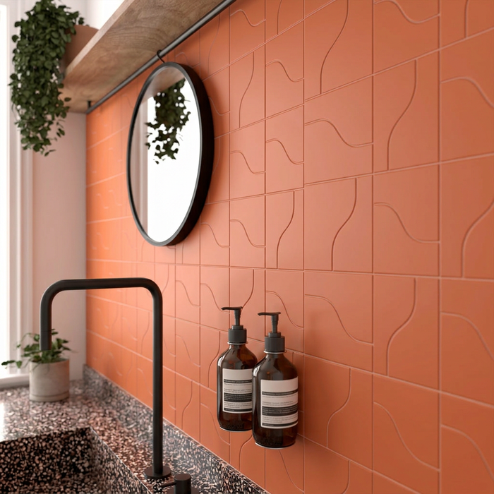 Curve Sunset Matt 83x120mm Mosaic Wall Tile (.48m2 box) - image 4