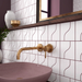 Curve White Gloss 83x120mm Mosaic Wall Tile (.48m2 box) - image 4