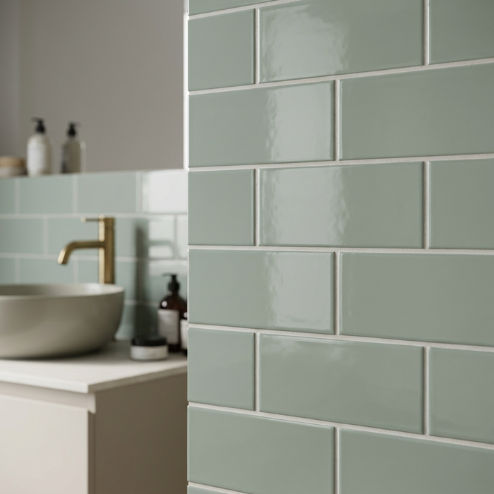 Dust Sage Subway 50x200 Gloss Wall Tile (0.50m2 box) - image 4
