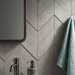 Dwell Gray Chevron 308x351mm 3D Finish Wall Tile (0.43m2 box) - image 4