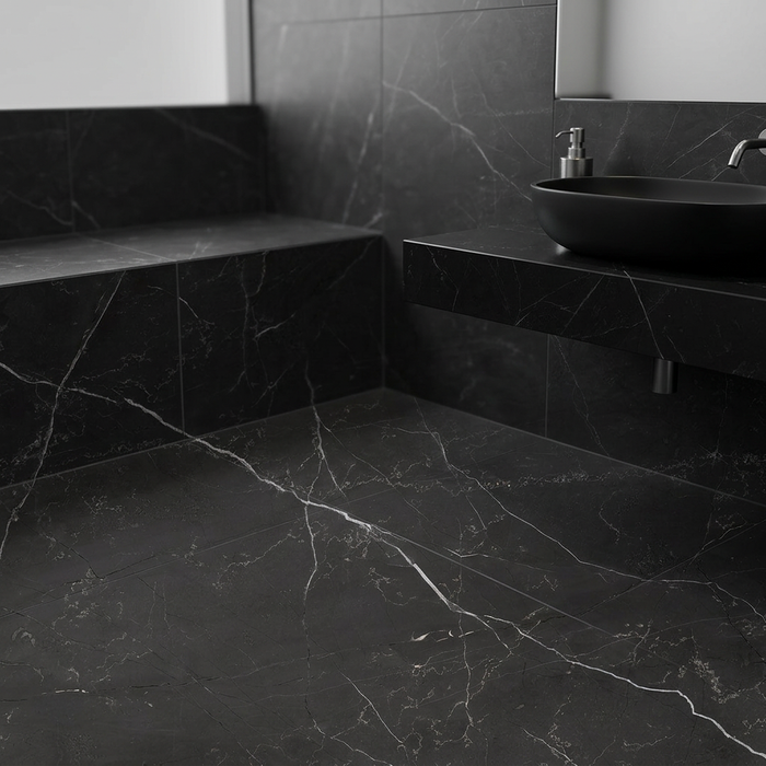 La Marca Nero Venato 600x600mm Honed Floor/Wall Tile (1.44m2 box) - image 4