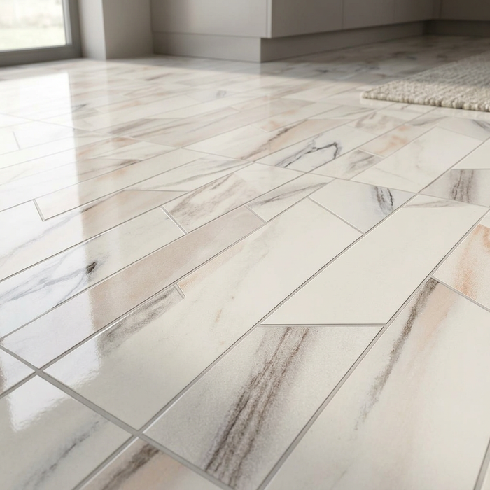 Marvel Dream Bianco Fantastico Liberty 318x261mm Polished Finish Floor Tile (0.49m2 box) - image 4