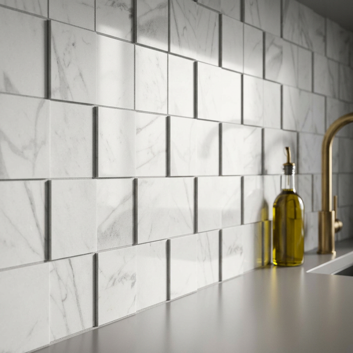 Marvel Pro Statuario Select Mosaic 300x300mm 3D Finish Wall Tile (0.54m2 box) - image 4