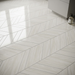 Marvel Stone Bianco Dolomite Chevron 225x229mm Polished Finish Floor Tile (0.31m2 box) - image 4