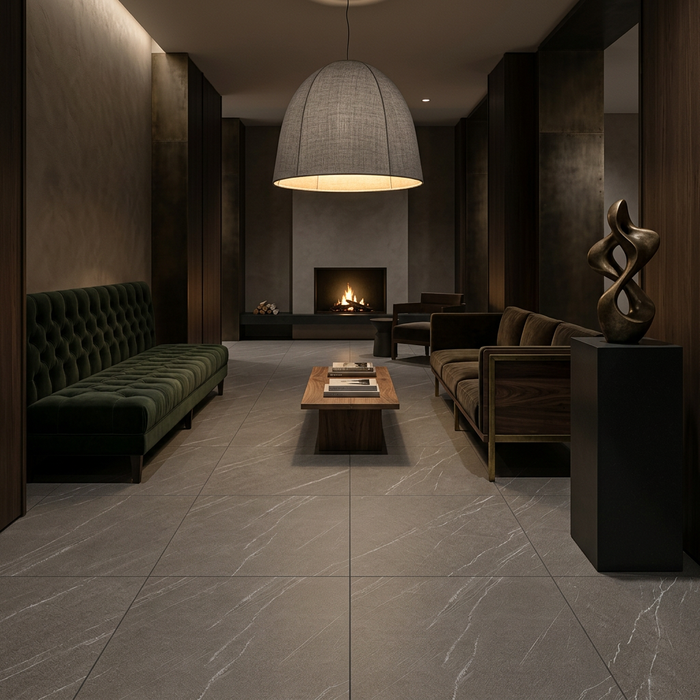 Marvel Stone Cardoso Elegant 600x600mm Matte Finish Floor Tile (1.08m2 box) - AI generated product/lifestyle image 4