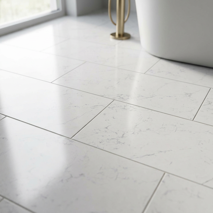 Marvel Stone Carrara Pure 450x900mm Polished Finish Floor Tile (1.215m2 box) - image 4