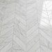 Marvel Stone Carrara Pure Chevron 225x229mm Polished Finish Floor Tile (0.31m2 box) - image 4