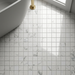 Marvel Stone Carrara Pure Mosaic 300x300mm Polished Finish Floor Tile (0.9m2 box) - image 4