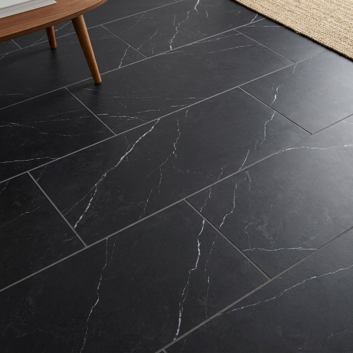 Marvel Stone Nero Marquina 450x900mm Matte Finish Floor Tile (1.215m2 box) - image 4