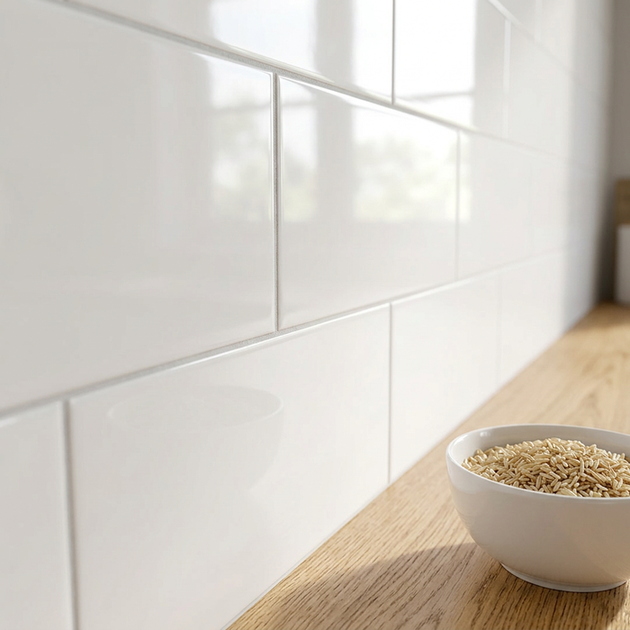 Sense White 200x400mm Gloss Wall Tile (1.52m2 box) - image 4